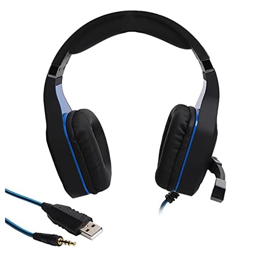 Trådbundet Spelheadset, Spelhörlurar med Häftiga LED-lampor, 50 Mm Dynamisk Högtalare Brusreducerande Hörlurar, Slitstarka PC-tillbehör för Hemmakontor