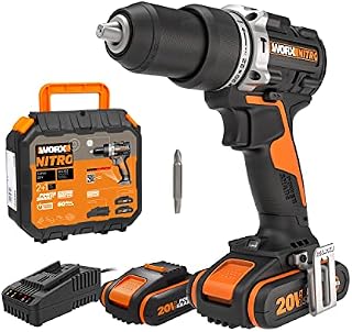 Worx WX352 20V 2.0Ah 2 Bat Brushless Hammer Drill - 1