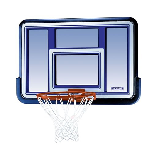Lifetime 73650 44 Inch Polycarbonate Shatterproof Backboard and Rim Combo, Mounting Kit Sold Separately by LIFETIME - Used condition - US$128.46