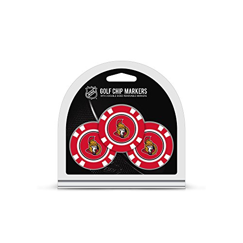 Team Golf NHL Ottawa Senators 3-Pack Golf Ball Markers