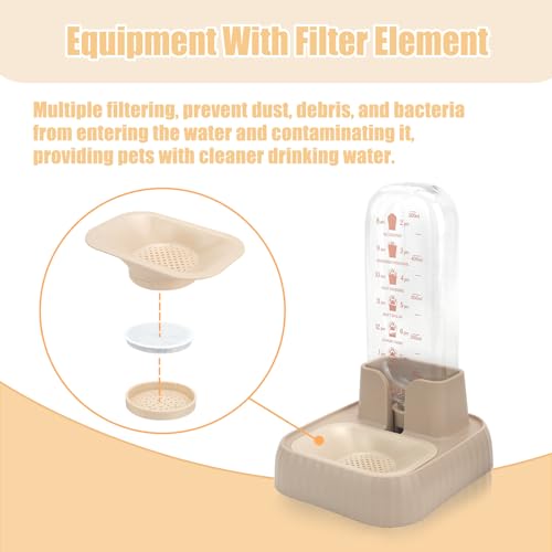 RETON Automatic Water Dispenser for Cats, Rabbits, Puppies, Small Animals, 500 ml, Pack of 2 - Image 4