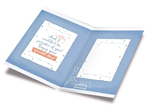 Prime Greetings Birthday Card For Nephew, Made In America, Eco-Friendly, Thick Card Stock With Premium Envelope 5In X 7.75In, Packaged In Protective Mailer #TOP1