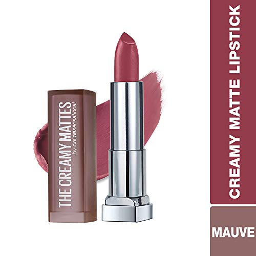 Image of Maybelline New York Color Sensational Creamy Matte Lipstick, 660 Touch of Spice, 3.9g And Maybelline New York Color Sensational Creamy Matte Lipstick, 690 Siren in Scarlet, 3.9g