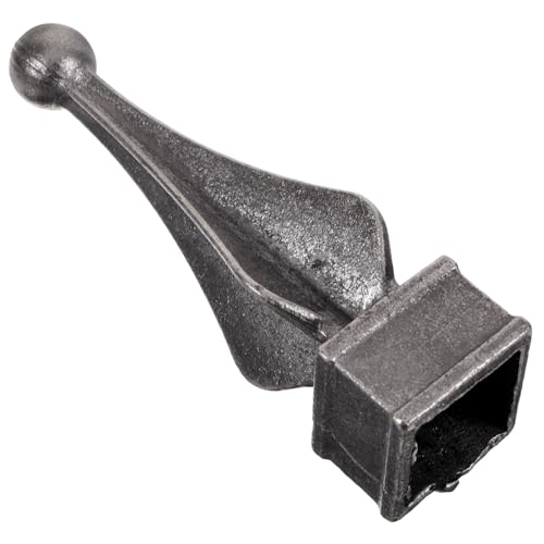 BESPORTBLE Accessorio per Recinzione in Ferro Battuto Decorative Fence Finial in Metallo Antiruggine Copertura per Recinzione da Giardino in Stile Europeo Elemento Decorativo Resistente per