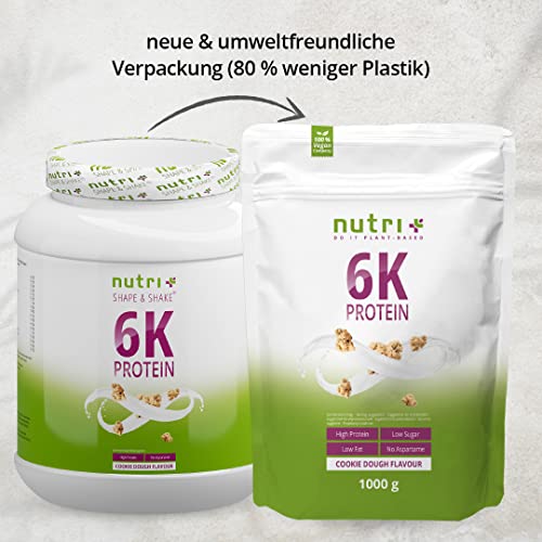 Foto von Eiweißkomplex für Muskelaufbau COOKIE DOUGH 1000g Pulver - Proteinisolat Eiweißpulver mit Schokostreusel - Proteinpulver Fitness & Bodybuilding - Eiweiß Isolat Aminosäuren & BCAA