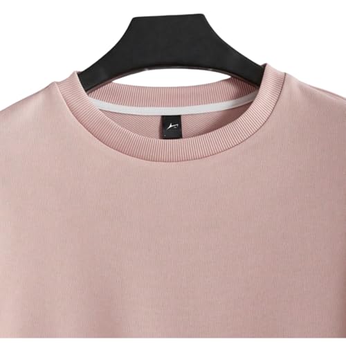 Image of PROSHARX Men's Essential Patch Sweatshirt | Warm, Fleece & Comfortable Round Neck Sweatshirt