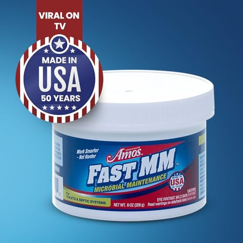 Professor Amos Fast MM Microbial Maintenance Toilet & Septic Cleaner & Maintenance 8oz
