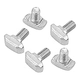 T Type Screw, Industrial Aluminum Profiles Fasteners T Slot Screw Standard for Industrial Equipment Machine Project (20 Type 50pcs M5*16)