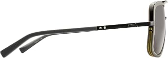 Dita MACH-ONE DT DRX-2030 V-GRY-BLK Matte Black/Matte Castle Rock Metal Aviator Sunglasses Grey Lens