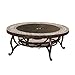 Pleasant Hearth Elizabeth Natural Slate Top 34-Inch Fire Pit with Copper Accents