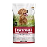ENTRUST Large Breed Puppy Food | Real Chicken & Barley | Enriched with Super Foods, Antioxidants and Prebiotics | No Wheat or Soy | 33 Pound Bag