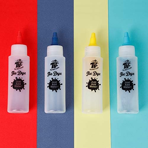 TBC The Best Crafts Tie-Dye Art Kit for Over 18 Kids to Play, Easy & Fun