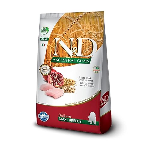 Ração N&D Ancestral Grain Cães Puppy Maxi Frango – 10,1 kg