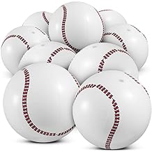 Bedwina Inflatable Baseball Pack of 12 16-inch, Baseball Beach Balls for Themed Party Decorations & Birthday Decor - Pool Ball Toys Party Favors & Goodie Bags Favors for Kids, Boys and Girls