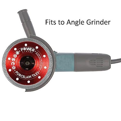 115mm Diamond Cutting Discs for Angle Grinder | Pack of 1 – Fast, Clean Cut on Porcelain, Concrete, Tiles, Stones, Marble and Ceramics- 115 x 7 x 22.23 x 1.2 MM