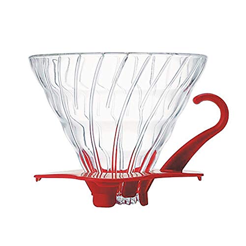 Hario V60 Glass Coffee Dripper Size 02 Red VDG-02R