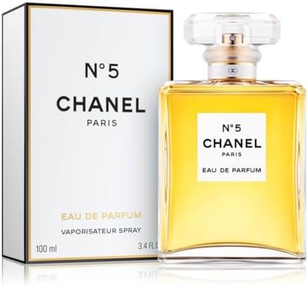 No. 5 by Chanel for Women, Eau De Parfum Spray, 3.4 Ounce