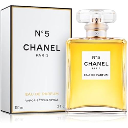 No. 5 by Chanel for Women, Eau De Parfum Spray, 3.4 Ounce