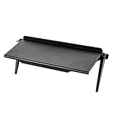 Étagère d'ordinateur - lignes douces, aspect confortable, facile à utiliser, pratique pour la maison et le bureau, étagère surélevée pour écran
