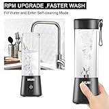 Mulli Portable Blender,Upgraded 15oz Mini Blender for Fruit Smoothies and Shakes,USB Juicer for Baby Food,Gym,Travel and More - Image 6