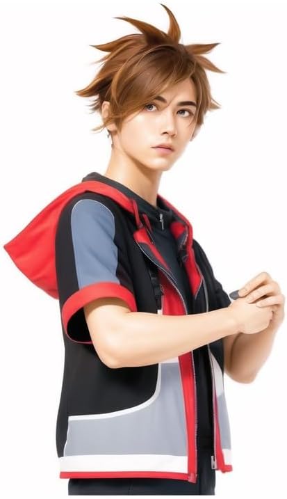 DAZCOS Mens Game Cosplay Hoodie Coat Costume for Halloween