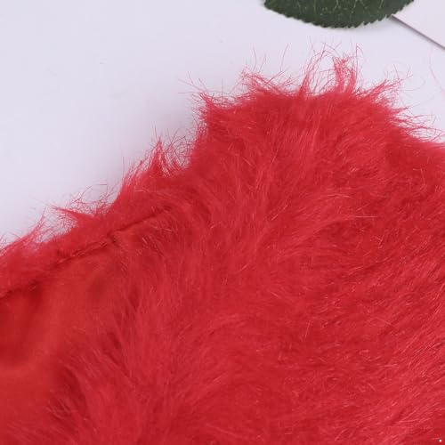 Kids Flower Girls Faux Fur Bolero Jacket Princess Shoulder Cape First Communion Wedding Bridesmaid Dress Coat Shurg4