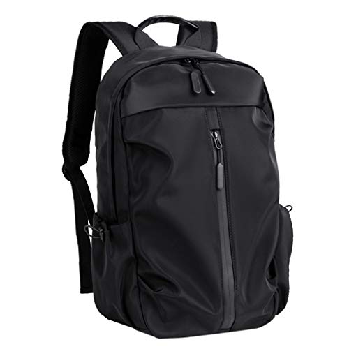 petsola Mochila para Computadora Portátil de Viaje Mochila para Computadora con Puerto de Carga USB - Negro