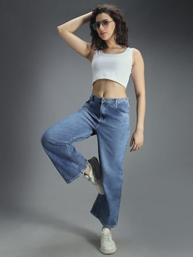Image of HIGH Star Women's Regular Fit Mid Rise Jeans