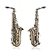 Muslady Eb E-flat Saxofón Alto Clave de Concha Talla Patrón Instrumento de...