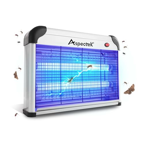 ASPECTEK Insektenvernichter Elektrisch, Mückenlampe 2800V mit 20W UV Lampe
