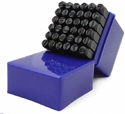 EX ELECTRONIX EXPRESS 36 Pc Steel Metal Letter and Number Stamp Punch Tool Set Kit (78BWSTAMPSET)