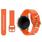 ♔【KOMPATIBLE MODELLE】Dieses Ersatzarmband ist kompatibel mit Samsung Galaxy Watch 3 41mm/Galaxy Active 40mm SM-R500; Galaxy Watch Active 2 40 mm / 44 mm; Galaxy 42mm SM-810 / SM-R815 / Gear Sport SM-R600; Gear S2 Classic (SM-R732 und SM-R735); kompatibel mit Huawei Watch 2/2 Pro/Huawei Watch 2 Sport/Garmin Vivoactive 3/Vivomove HR und alle anderen Uhren mit 20 mm-Ösen einschlie ßlich usw.