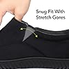 RockDove Men's Breathable Mesh Memory Foam Slipper with Nonslip Sole, Size 9 UK Men, Black #4