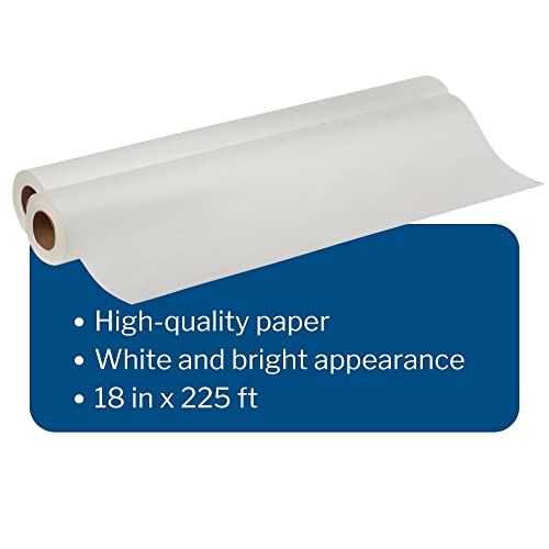 Mckesson Exam Table Paper, Premium Smooth, White, 18 In X 225 Ft, 12 Count #TOP2
