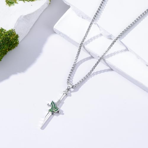 Collier dague argent 925 - Pendentif anti-allergie sans pierre ROMANTICWORK - 6
