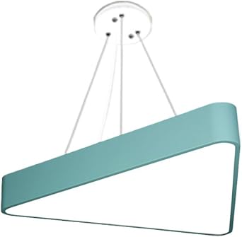 Modern LED Ceiling Light Chandelier Office Light, Flicker-Free, Non-Dimmable Cold White Light Pendant Lighting Fixture Aluminum Island Lighting Lamp for Dining Room, Living Room