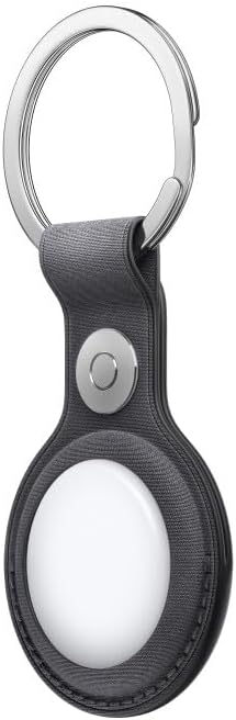 Apple AirTag FineWoven Key Ring - Black - MT2H3ZM/A