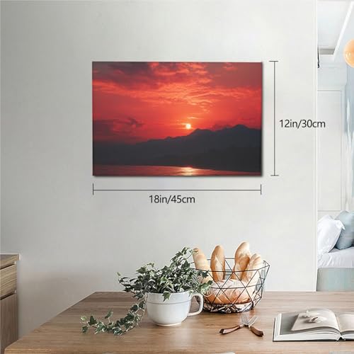 Impression sur toile paysage flamboyant affiche moderne haute définition - 6