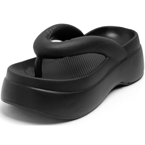 Image of DOCTOR HEALTH SUPER SOFT Women Thick Sole EVA Flip Flops | Soft Cushioned Comfort Slippers | Lightweight Anti-Slip Casual Sandals for Indoor Outdoor Everyday Wear