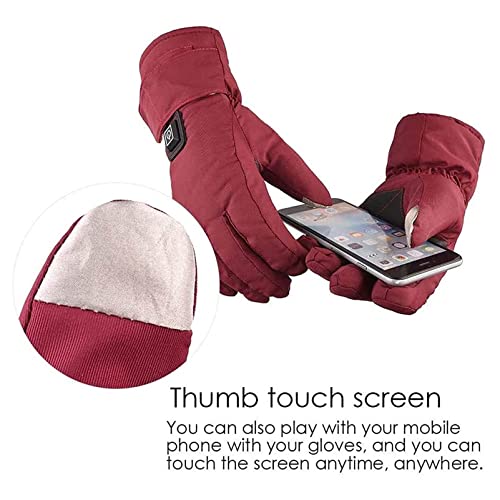 Gants chauffants à 3 niveaux de chauffage et batterie 2600 mAh