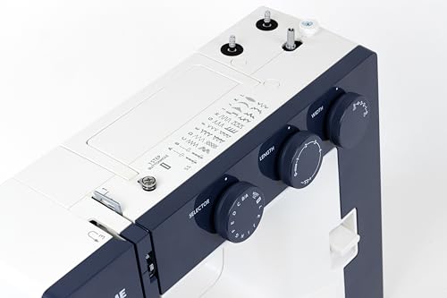 Janome 1522BL Mechanical Sewing Machine - Aesthetic Black Sewing Machine for Beginners, 22 Built in Stitches, 1 Step Buttonhole, Heavy Duty Metal Frame, Built in Needle Threader for Easy Use by Janome - Image 7