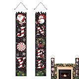 Ranley Banderolas de Navidad de Exterior | Carteles de Navidad de Porche - Letras Divertidas Para Entrada Jardín Balcón Cafetería Terraza