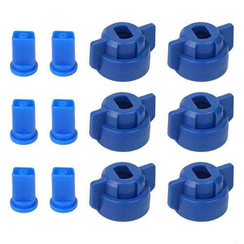 Complete Set of 12 Anti Drift Nozzles Optimized for High Pressure Agricultural Use with Uniform Distribution Features