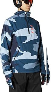 Fox Racing Men's Standard Ranger Wind Pullover, Blue Camo, X-Small