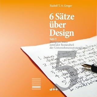 6 S&auml;tze &Uuml;ber Design Titelbild