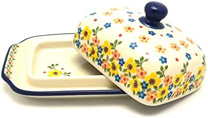 Polish Pottery Butter Dish - Buttercup