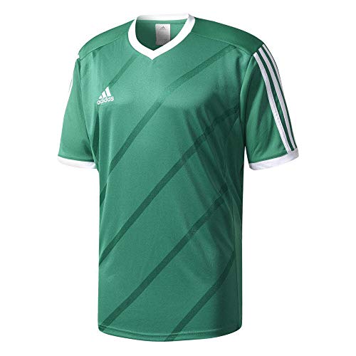 adidas Tabe 14 JSY - Camiseta para hombre, color verde / blanco, talla L