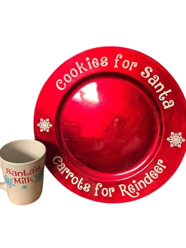Cookies For Santa Plate and Mug Set - Carrots For Reindeer