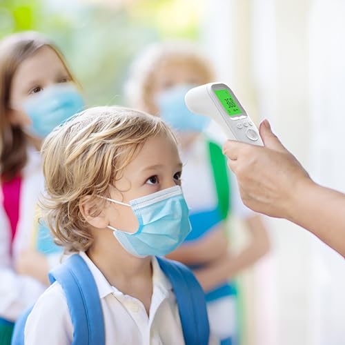 Image of No-Touch Forehead Thermometer for Adults, Infrared Digital Thermometer for Kids, Touchless Baby Thermometer, Accurate Reading with LCD Display for Home Use Family Healthcare