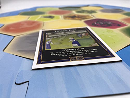 TABLETOP MONTHLY Longest Turn Card compatible with Catan's Settlers of Catan, Seafarers, Cities and Knights and Catan Expansions - Thumbnail 5